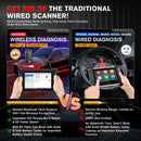 Autel MaxiCOM MK900 BT MK900BT 8 Inch Car Diagnostic Tools 40+ Services CAN FD DOIP OBD2 Scanner Upgrade of MK808BT Pro MK808S