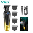 VGR V-996 Men's Professional Hair Clipper with DLC Blade, 7000 RPM, LED Display, Barber Shop Cordless Professional Hair Trimmer