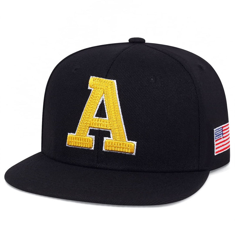 New Fashion Adjustable Snapback Caps A letter Hip Hop Sport Hats cotton wild baseball Caps for men women outdoor sun hats gorras