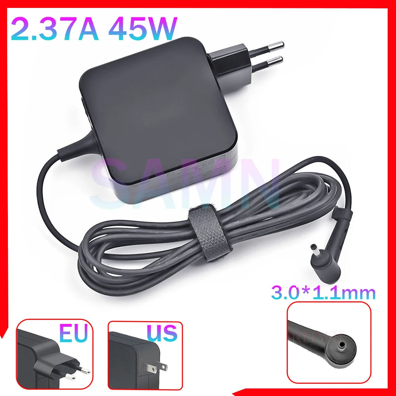 19V 2.37A 45W Laptop Charger AC Power Adapter For Acer Spin 1 SP111-32N 3 SP314-51 SF113-31 SF114-32 Swift 5 SF514-52T Aspire S7