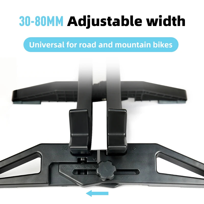CXWXC Anti-slip Cycling Parking Rack 30-80mm Adjustable Mountain Road Bike Stand Indoor Bicycle Display Rack Easy To Install