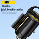 Mini USB C Car Charger 130W Super Fast Charing Metal Adapter PD Type C in Car for Samsung Huawei Android Phones iPhone iPad