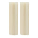 3pcs/2pcs Foldable Cardboard Centerpiece Display Cylinder Flowers Stand Columns Display for Wedding Party Garden Decoration