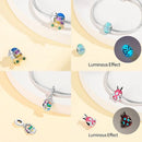 925 Silver Blue Star Easter Egg Charms Colorful Beads Fit Original Bracelets for Women Jewelry Party DIY Fine Gifts Accessories