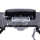 Portable Nail Table for Technicians w/ Folding Function Manicure Desk for Both Salon and Home w/ Dust Collector Fan