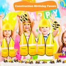 Kids Construction Party Favors for Boys Construction Vest Hat toys Worker Costumes Dress Up Construction Birthday Party Supplies