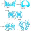 5PCS Cartoon Special Effects Pieces Arm Fist Wind Lightning Leg Flames Weapons Accessories Assemble Scene Bricks Kids for Toys