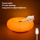 The Donut Halo | Touch-Dimmable Bauhaus Ambient Table Lamp