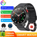 2026 New T-REX3 Outdoor Smart Watch Men 1100mAh Large Battery Bluetooth Call Compass 1.7-inch LED Flashlight Waterproof Watches