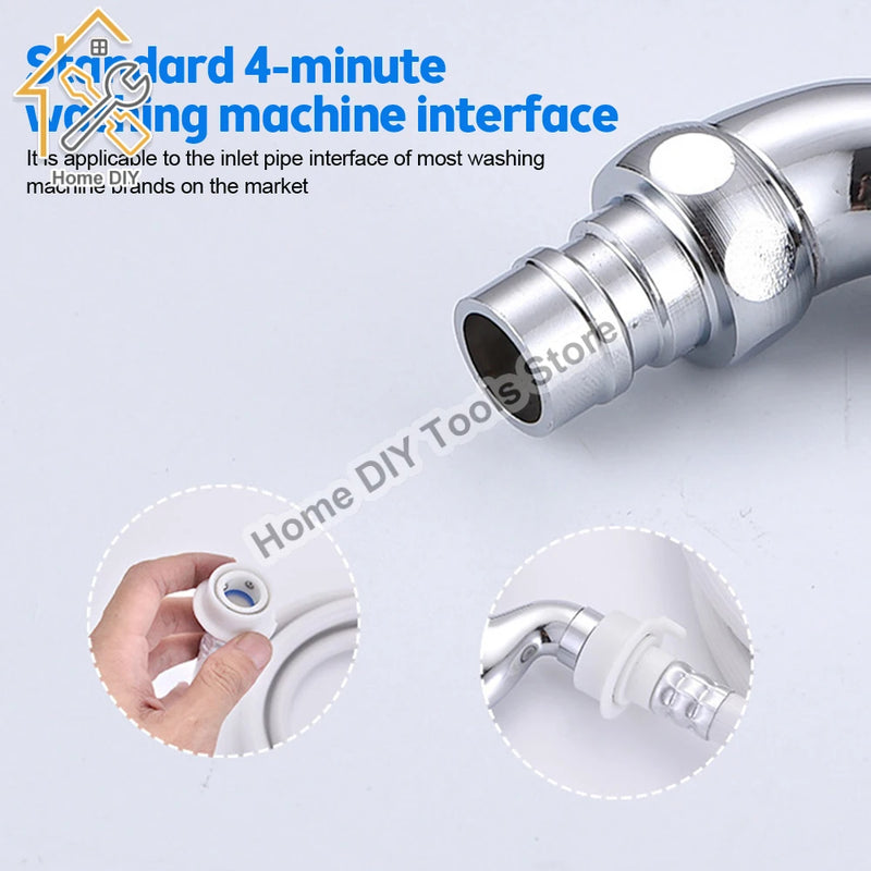 Washing Machine Faucet Double Water Outlet Mop Pool Brass Tap Outdoor Garden Faucet Fast Bidet Faucets Bathroom Accessories