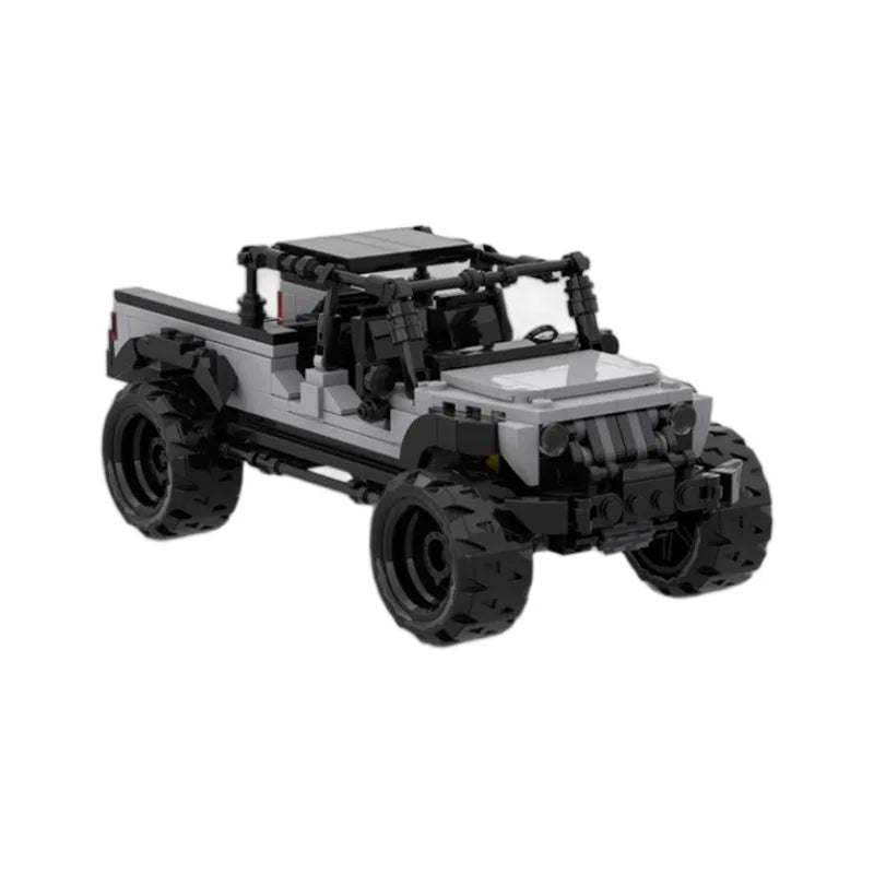 Jeep Gladiator Vehicle Technical Super Racing Car Bricks Weapon Building Block Model Bricks DIY Toys for Kid Christmas Gifts