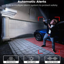 AOSU 3MP 100% Wire-Free Solar WiFi Camera 5000mAh Battery Two-way Audio Security Camera Wireless Solar Panel PTZ CCTV Camera