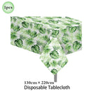 Jungle Safari Birthday 32Inch 1-9 Numbers Leopard Foil Balloon Land Animal Tiger Zebra Giraffe Disposable Tableware Party Decors