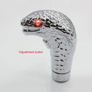 Cobras Snake Shape Car Gearbox Handle With LED Light Gear Levers Knob Car Modification TD326