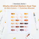 The Pigment Atelier | Ohuhu Honolulu Alcohol Marker Set, Refillable Dual-Tip (24–320 Colors)