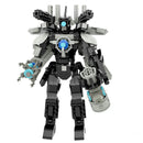 Skibidi Toilet Titan TV Man Speakerman Horror Game Bosses Camara Building Block Cartoon Doll Model Kids Birthday Halloween Gift