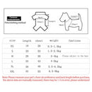 Cartoon Cute Pet Dog Costume Print Dog Sweatshirt Breathable Chihuahua Teddy Tank Top XS-2XL