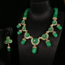 Green Pendant Resin Statement Stud Earring Jewelry For Women's Gifts