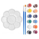 23 Pcs Mini Wood Easel and Painting Canvas Set Acrylic Drawing Paint Kit 12 Colors Acrylic Paint for Kids Birthday Party