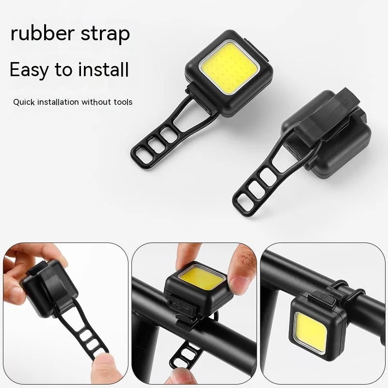 Mountain Bike Light Multi-function Strong Bicycle Headlight Outdoor Riding- Suitable for Outdoor Riding Bicycle Light Set