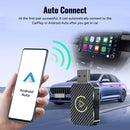 2025 New Wireless Carplay Android Auto Adapter 2 in 1 Smart AI Box Plug&Play Car Dongle BT WiFi for Wired CarPlay/Andriod Auto