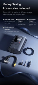 The Aero Bridge | Wireless Tire Inflator with Dual-Cylinder Motor & LCD Display