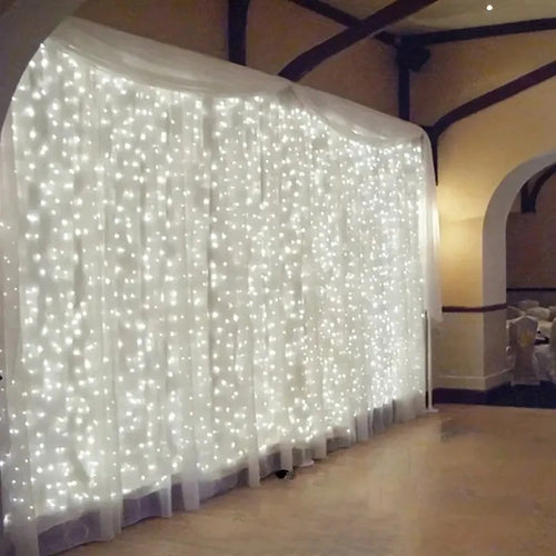 USB Festoon LED String Light 8 Mode Remote Christmas Fairy Garland Curtain Light Decor For Home Holiday Decorative New Year Lamp
