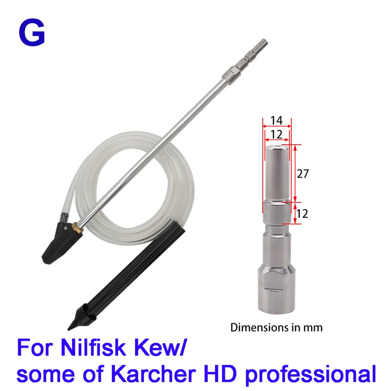 Pressure Washer SandBlasting Kit Wet Sandblaster Lance Nozzle for Karcher Huter Interskol Lavor Parkside High Pressure Washer