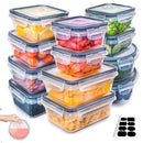 The Fresh Keep | 12-Piece Sealed Refrigerator Storage Box Set