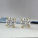 Moissanit-Ohrringe für Damen, 925er Sterlingsilber, 18 Karat vergoldet, Mode, Hochzeit, im Labor gezüchteter Diamant, Geschenk für Schmuck