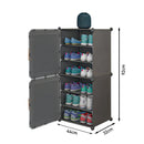 Multi-Tier Adjustable Shoe Storage Cabinet with Doors