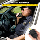 SucceBuy Police Sirens 200W Car Warning Alarm Handhold Microphone Light Control Switches Emergency Electronic for Car Fire Truck