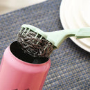 Stainless Steel Wire Ball Brush Long Handle Hanging Cleaning Brush Pan Kitchen Dish Handle Washing Tool Kitchen Cutlery Cleaner