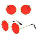 Fashion Disco Round Colors Sunglasses Hippie Women Men Circle Glasses Retro Metal Sun Glasses UV400 Protection Eyewear Unisex