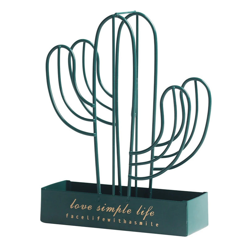 Cactus Iron Mosquito Coil Holder Mosquito Repellent Incense Rack Hanging Fireproof Sandalwood Incense Plate Ornaments