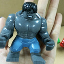 Marvel Action Figure Mini Block Toy, Superhero Hulk Thanos Venom Children's Puzzle Group Building Blocks Toy Handmade Birthday G