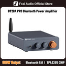 Fosi Audio  TPA3255 Bluetooth Sound Power Amplifier 300W x2 Mini HiFi Stereo Class D Amp Bass Treble For Home Theater