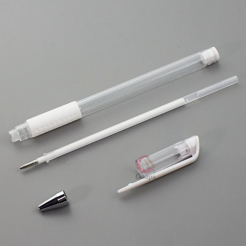 2PCS Eyebrow Marker Pen Tattoo Accessories Microblading Surgical Skin Permanent Make up Supplies White Surgical Scribe Tool