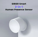 GIRIER Tuya ZigBee Smart Human Presence Sensor 24GHz mmWave Radar Detector with PIR Sensor Supports Light Detection APP Monitor