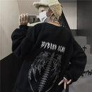 Punk Gothic Letter Print Women Hoddie Harajuku Y2k For Men Zip Hoodie Sweatshirt Women Sudaderas Hombre Unisex Hooded Jackets