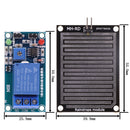 Snow Raindrops Detection Sensor Module Rain Weather Module Humidity  For Arduino Robot Car Diy Kit 5V/12V Relay Control Module