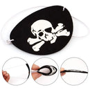 1/2Pcs Pirate Eye Patches Skeleton Eye Mask Felt One Eye Skeleton Captain Eye Patches Halloween Pirate Theme Party Decoration