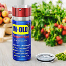 20oz Cups with Straw,Reusable Straw Cup for WD40 Dirty Pattern Thermos,Stainless Steel,Keep Cold,Ice Drinkware for Stanley Cup