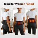 Cordless Hot Waist Belt Massager Lower Back Support Lumbar Protector Back Heated Vibration Massage Waist Brace Relief Pressure