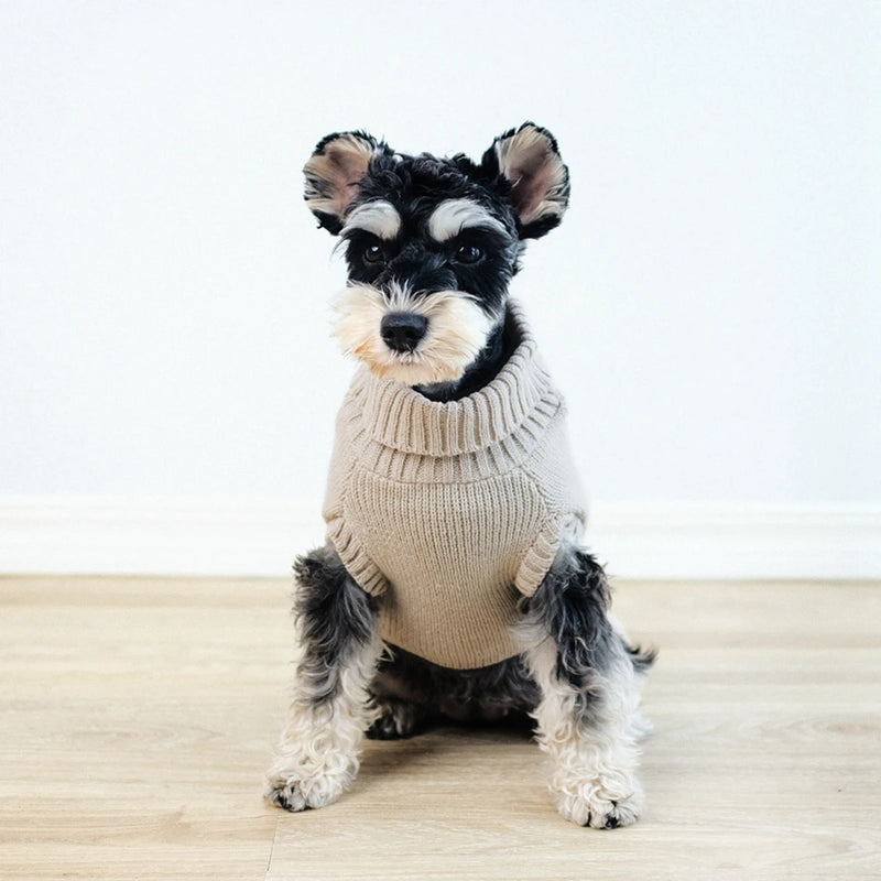 Dog Winter Clothes Knitted Pet Clothes For Small Medium Dogs Chihuahua Puppy Pet Sweater Yorkshire Pure Dog Sweater Ropa Perro