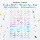 The Pigment Atelier | Ohuhu Honolulu Alcohol Marker Set, Refillable Dual-Tip (24–320 Colors)