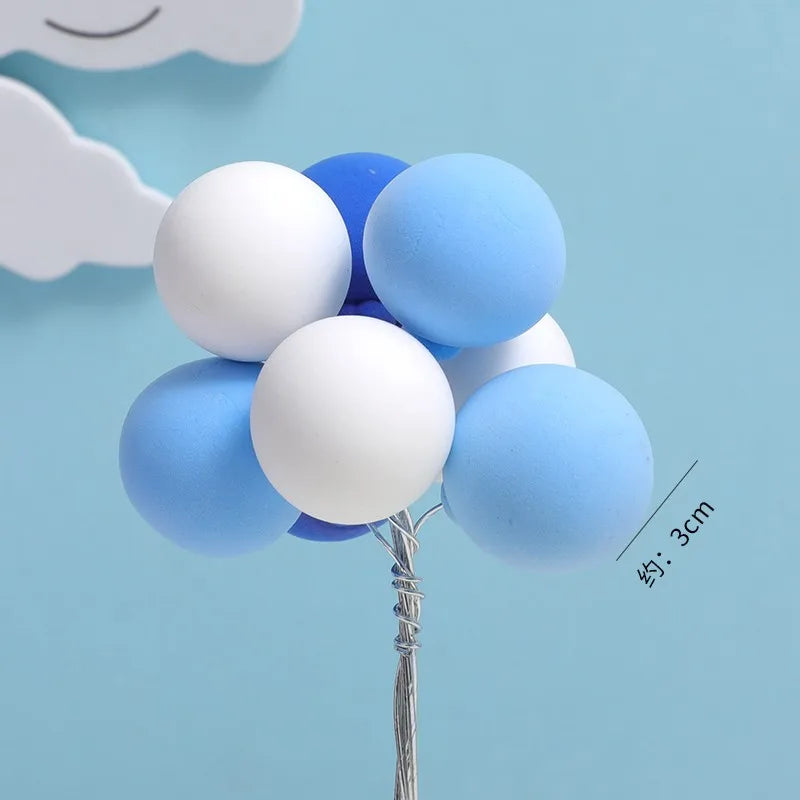 Pink Blue Bear Cake Topper Baby Shower Boy Girl Birthday Party Cake Decor Adult Birthday Gifts Wedding Cake Decorating Baking