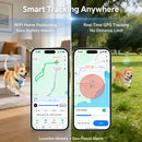GPS Pet Tracker 4G for Dogs & Cats Built-in SIM with Real-Time Tracking, WiFi Home Positioning, IP67 Waterproof, Plan Required