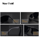 POLARKING Brand Polarized Sunglasses For Men Plastic Oculos de sol Men's Fashion Square Driving Eyewear Travel Sun Glass