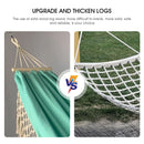 Hammock Soft Comfortable Fabric Canvas Hammock Outdoor Portable Boho Fringe Hammock for Garden Patio Yard Travel Max 200kg